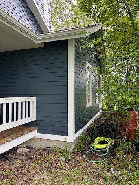 After photo 6 of the completed blue home exterior repaint project